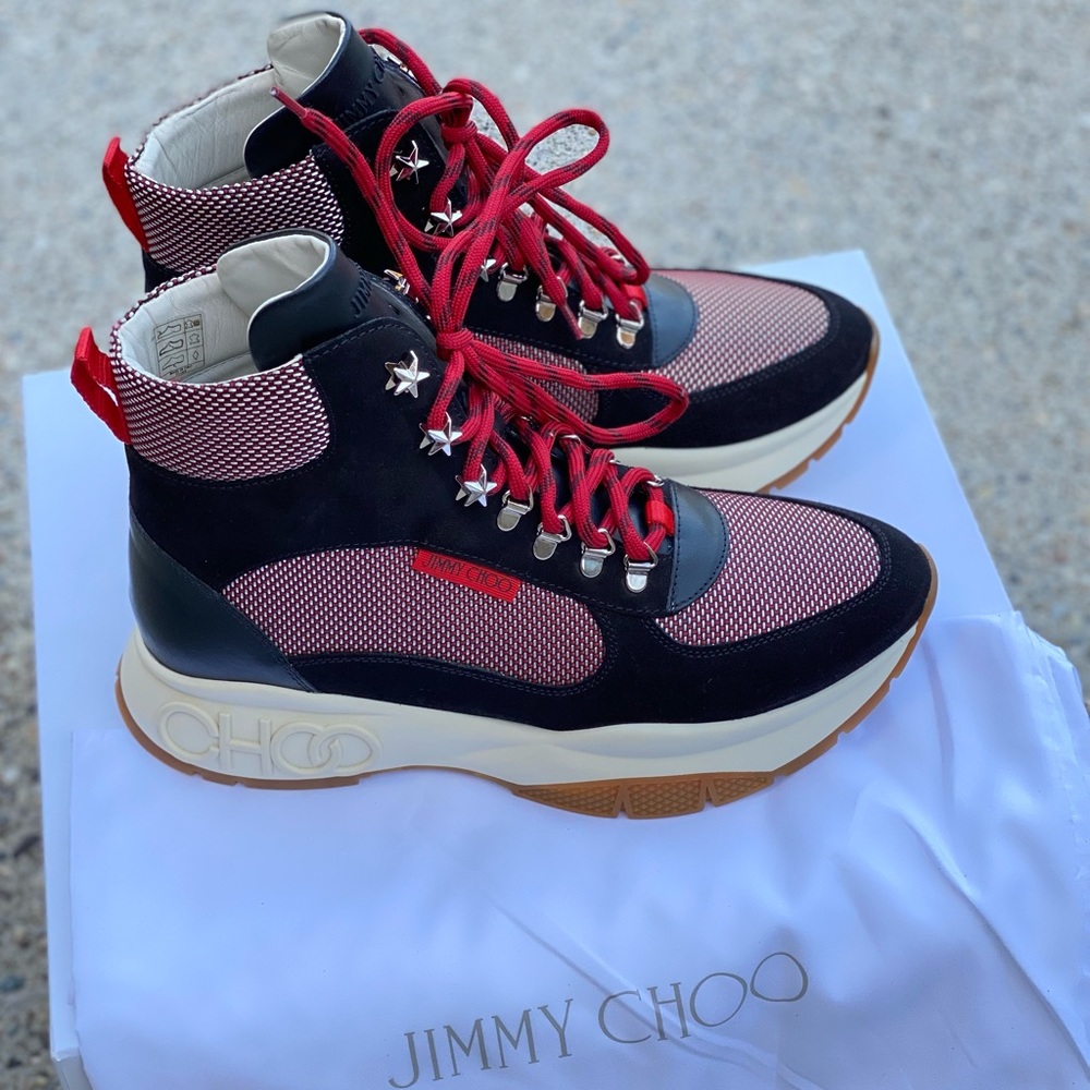 Jimmy Choo Inca / M Men’s hi-top sneaker shoe boot